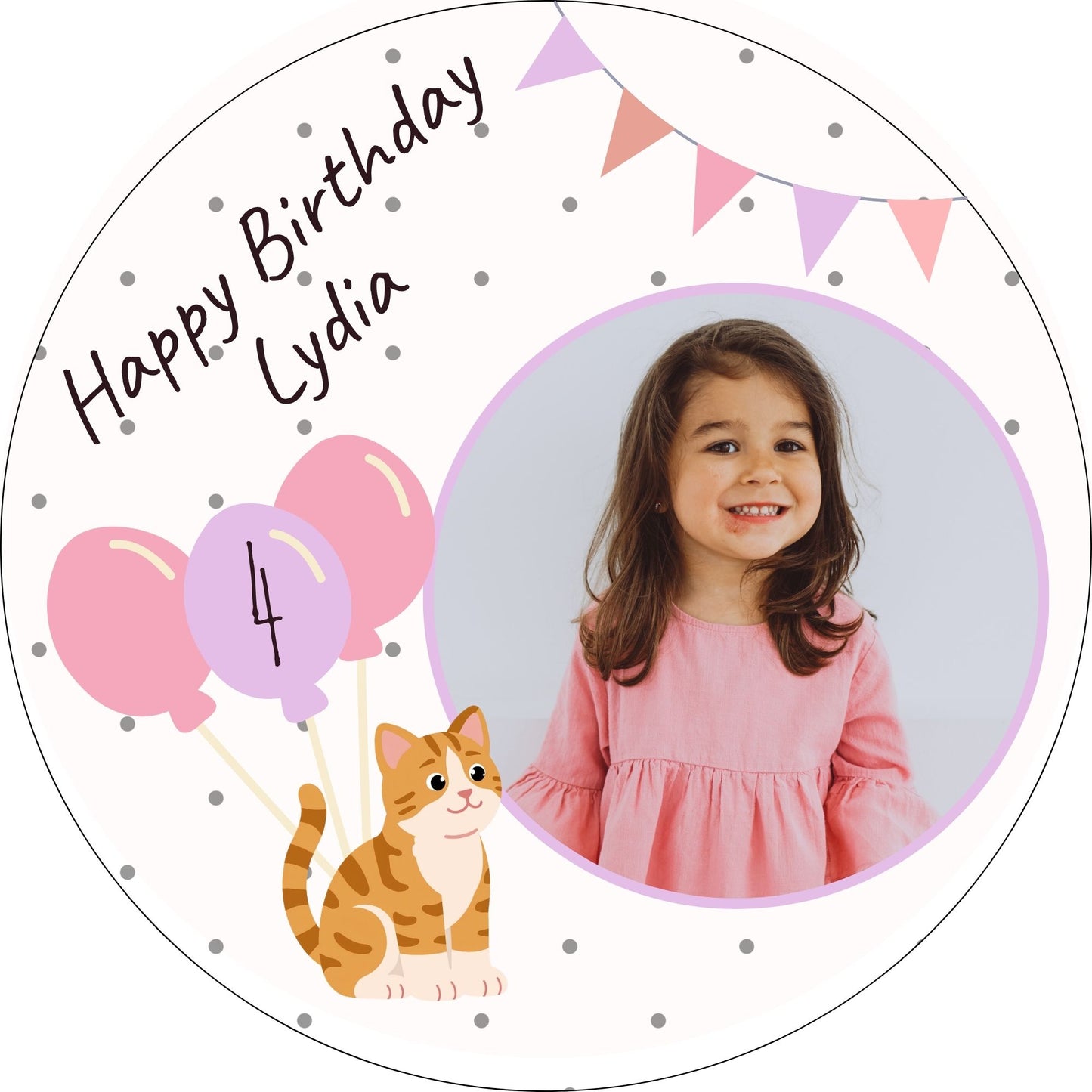 Tortenaufleger Geburtstag Katze - verschiedene Motive