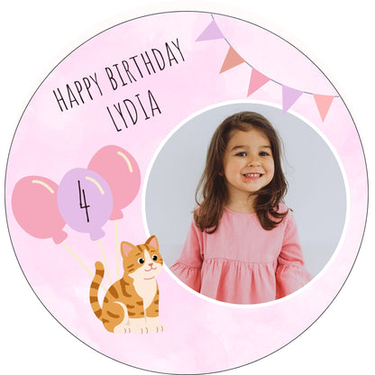 Tortenaufleger Geburtstag Katze - verschiedene Motive