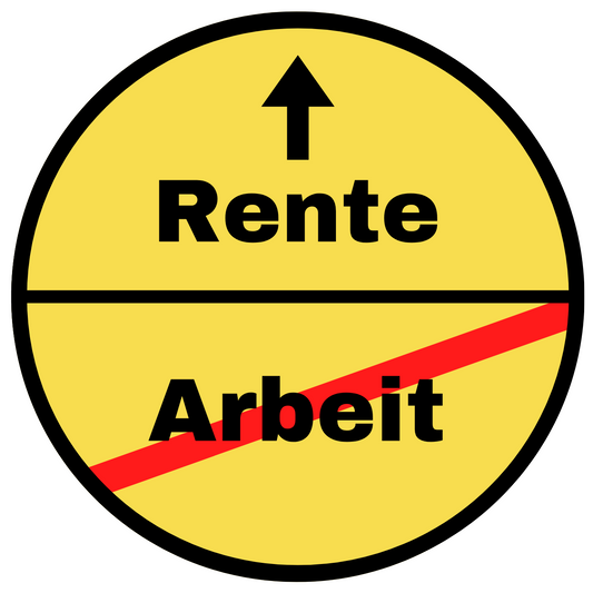 Tortenaufleger Rente/Ruhestand rund - verschiedene Motive