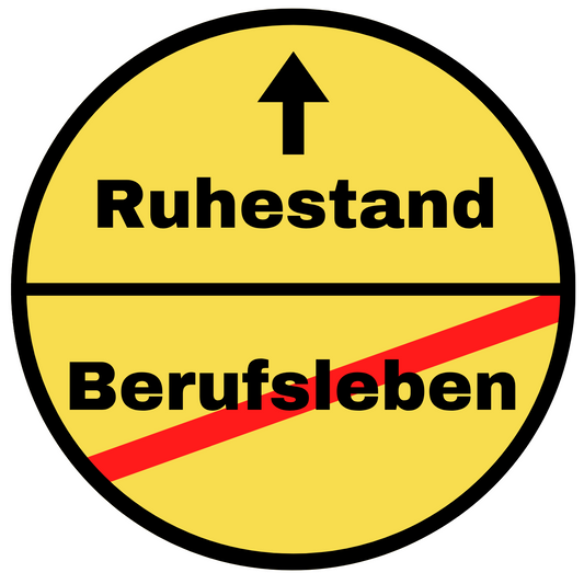 Tortenaufleger Rente/Ruhestand rund - verschiedene Motive