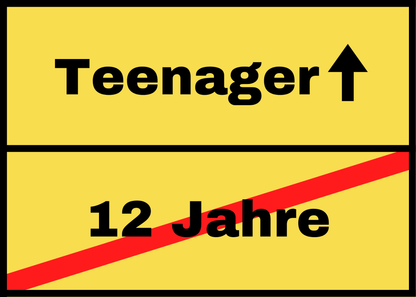 Tortenaufleger 12 Jahre/Teenager rund oder eckig