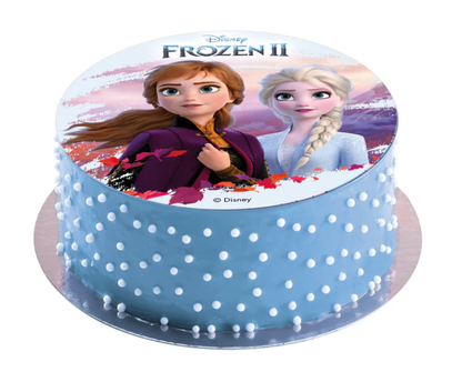 2er Set Frozen Tortenaufleger & Kerzen