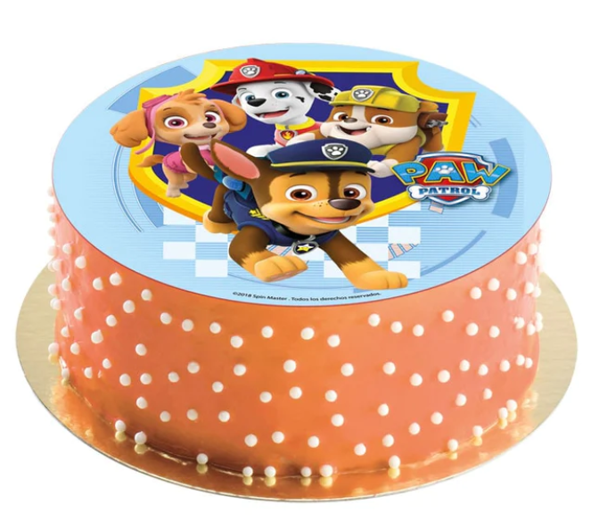 2er Set Paw Patrol Set Tortenaufleger & Kerzen