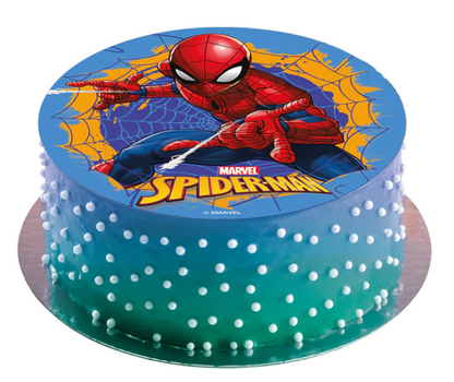 2er Set Spiderman Tortenaufleger & Muffinaufstecker