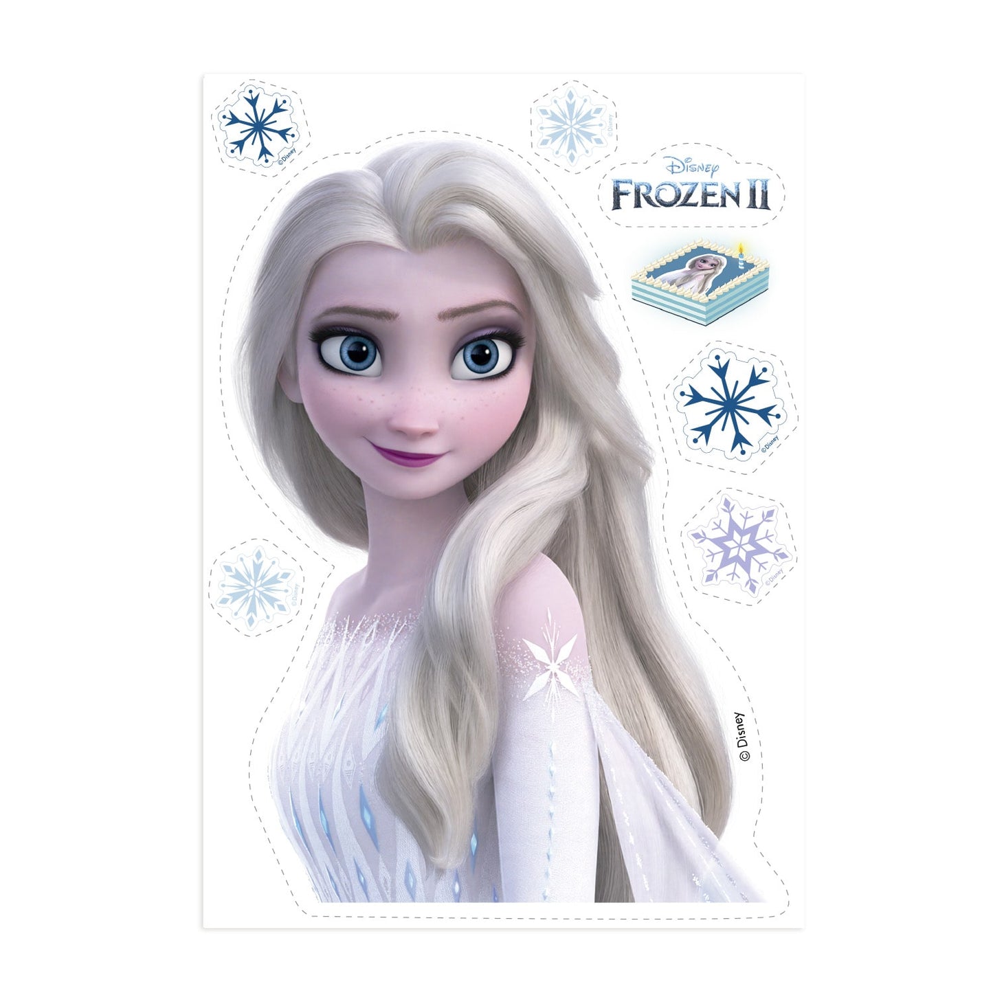 Frozen - 14,8 x 21cm Oblate