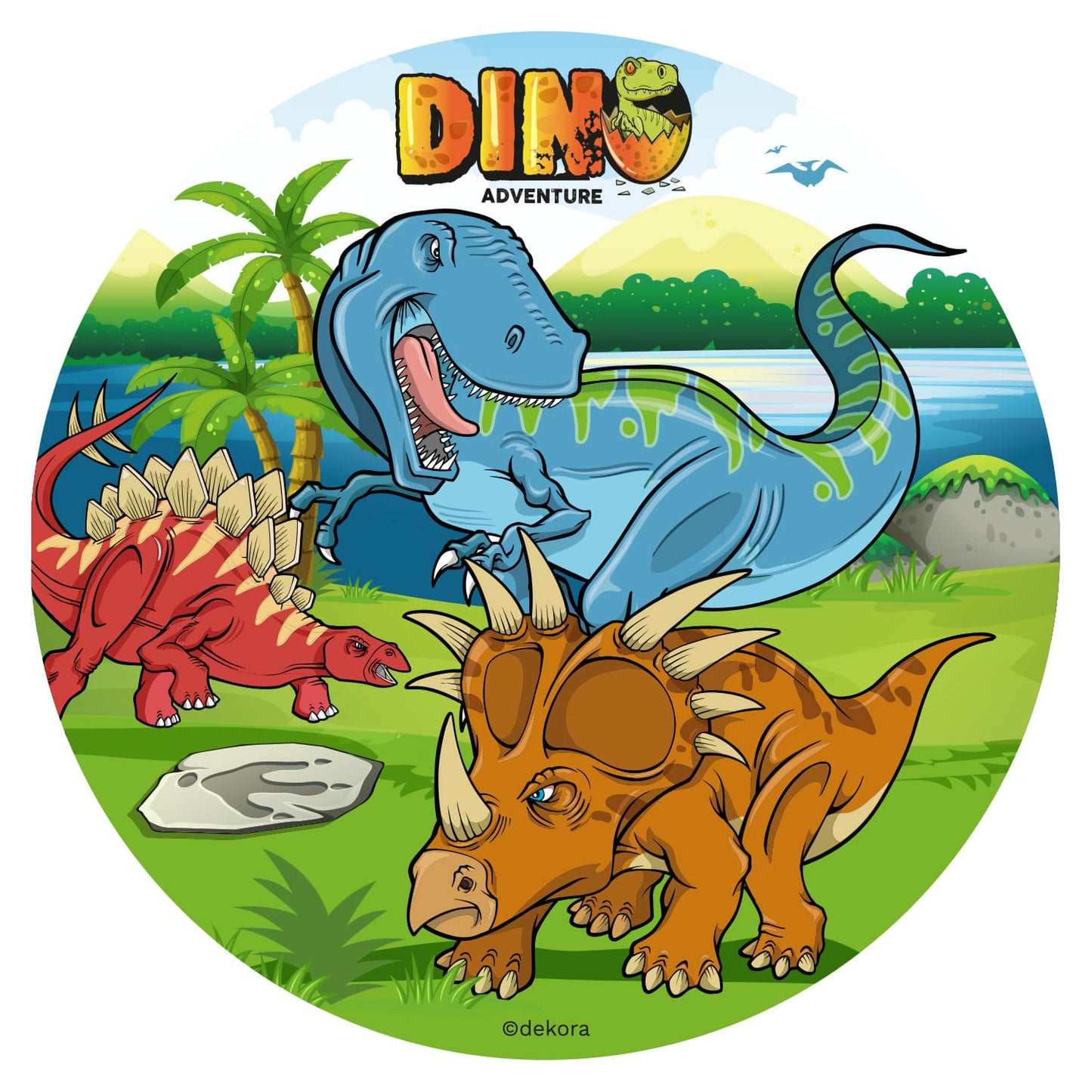 Dinosaurier - 20cm Oblate