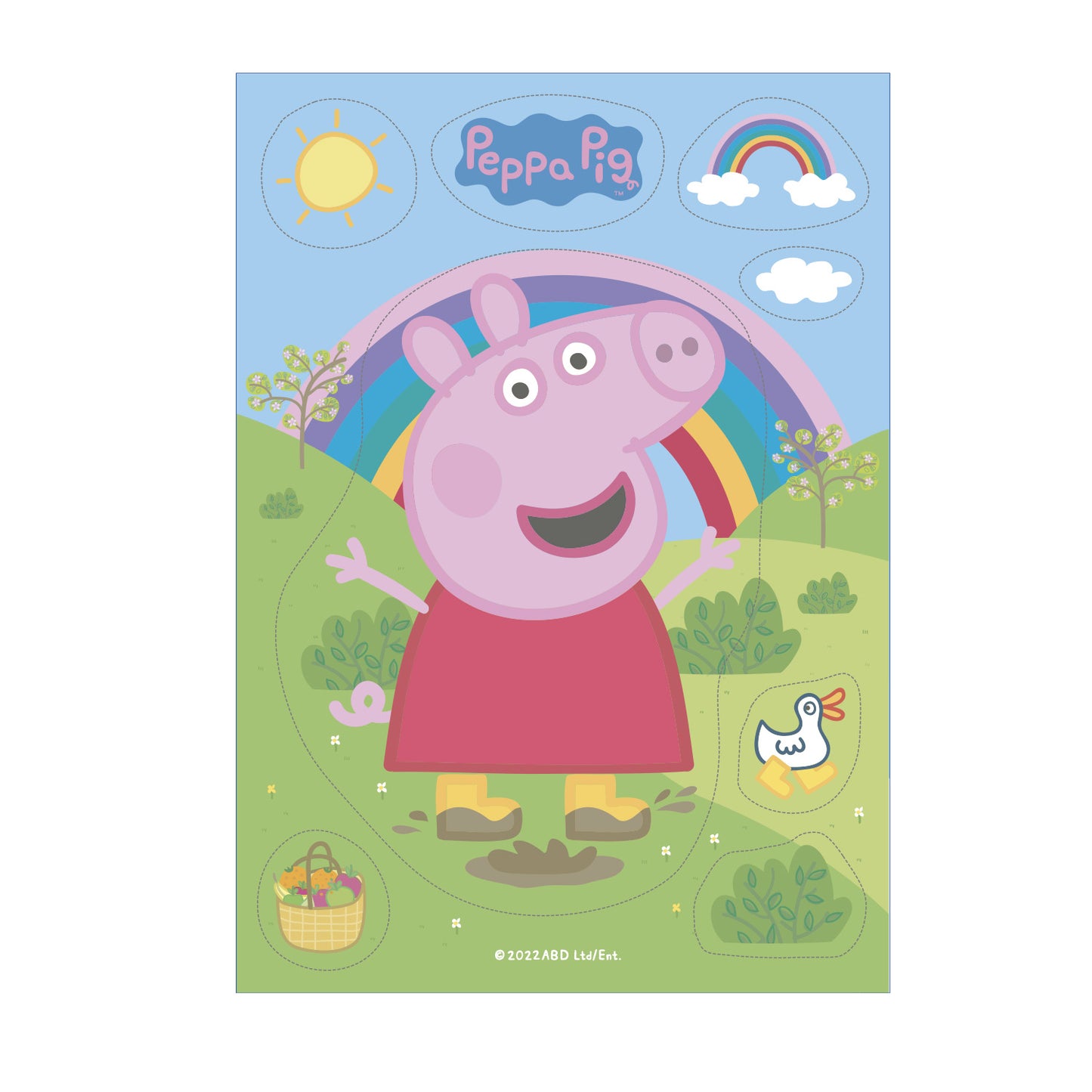 Peppa Pig - 14,8 x 21cm Oblate