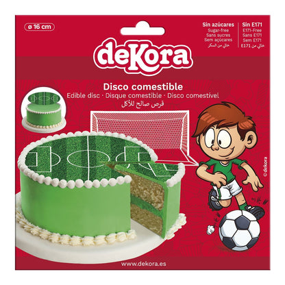 Fußballfeld - 16cm Fondant