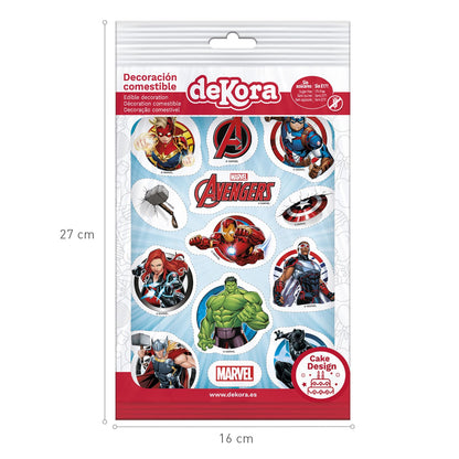 Avengers - 14,8 x 21cm Fondant