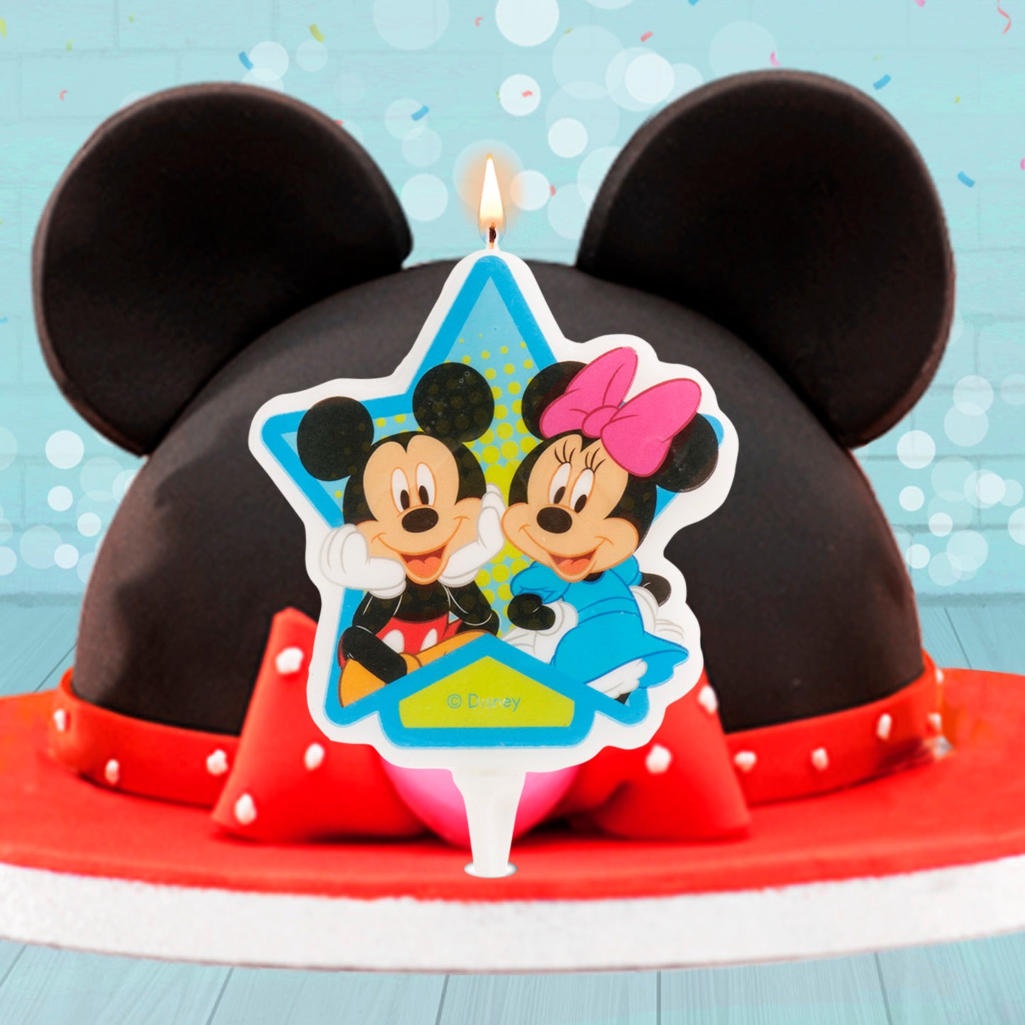 Kerze Mickey und Minnie Mouse