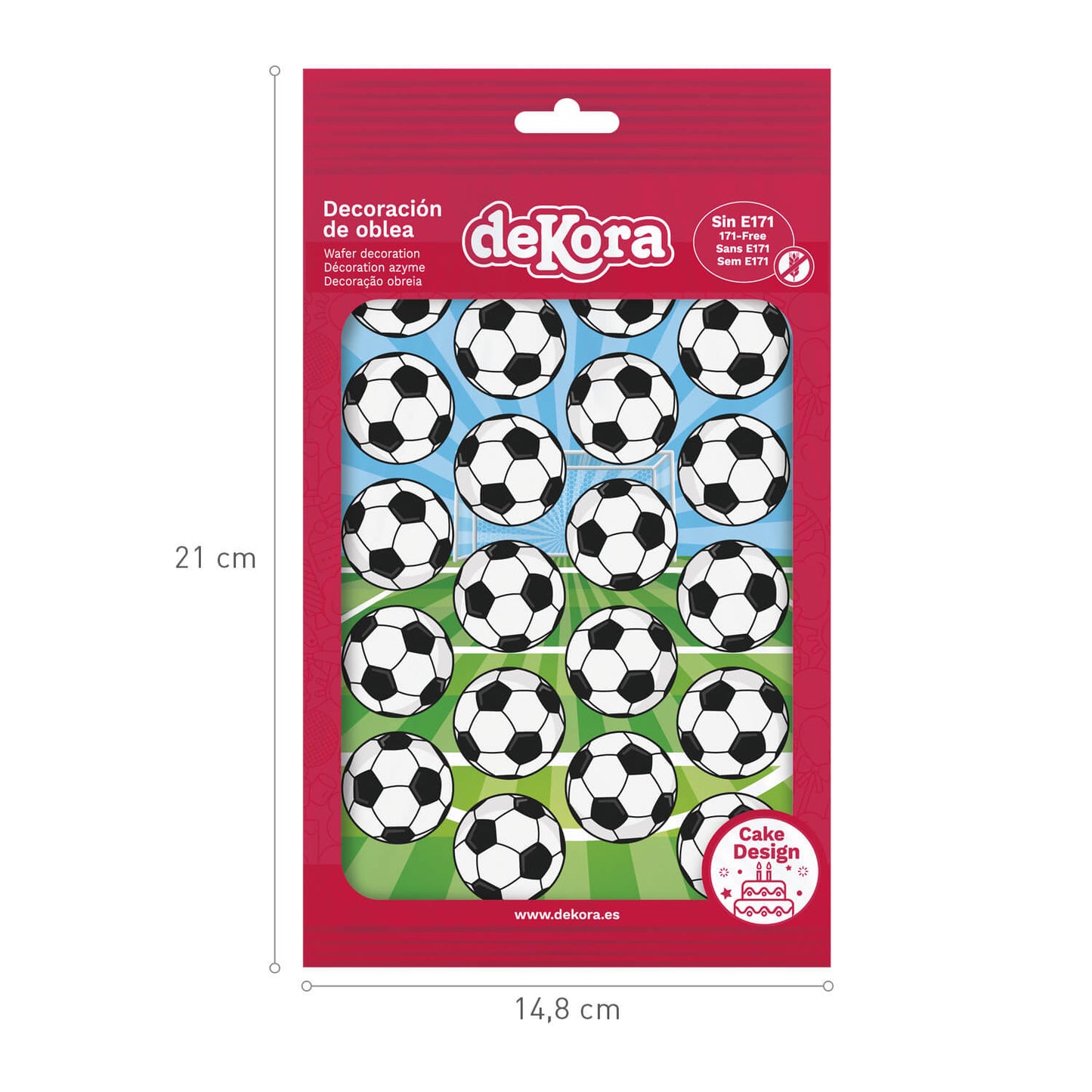 Muffinaufleger Fußball